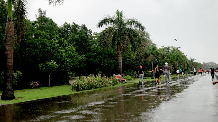 jogging track at sukhna lake